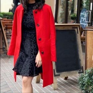Red Ann Taylor Coat almost new